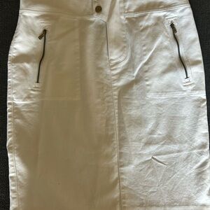 Ralph Lauren white pencil skirt